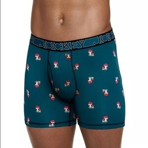Jockey Men's Active Boxer Brief in Digital Mushroom Print, Multiple Sizes, NWT